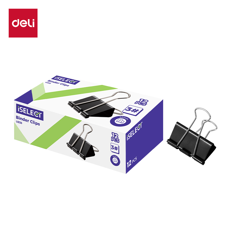 DELI UZ53 BINDER CLIPS 32MM