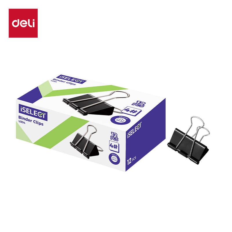 DELI UZ54 BINDER CLIPS 25MM