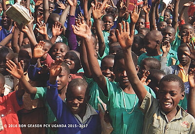 Uganda Africa Kids Notecard