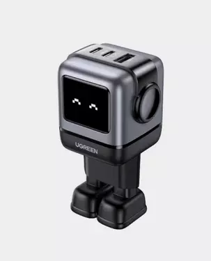 Ugreen Nexode RG 65W 3-Port Robot GaN Charger CD361 Black