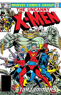 The Uncanny X-Men #156 Newsstand Variant (Marvel Comics April 1982)