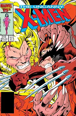 The Uncanny X-Men #213 (Marvel Comics January 1987)