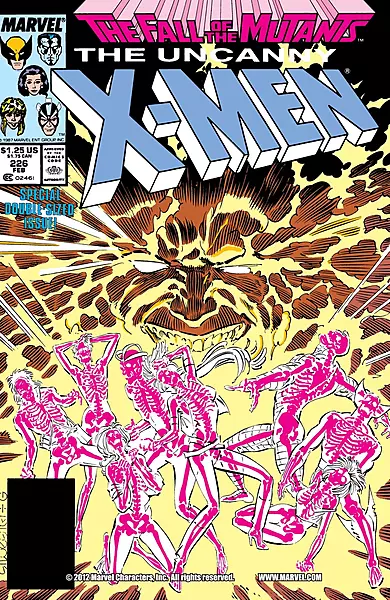 The Uncanny X-Men #226 Newsstand Variant (Marvel Comics February 1988)