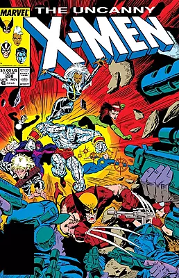 The Uncanny X-Men #238 Newsstand Variant (Marvel Comics Late November 1988)
