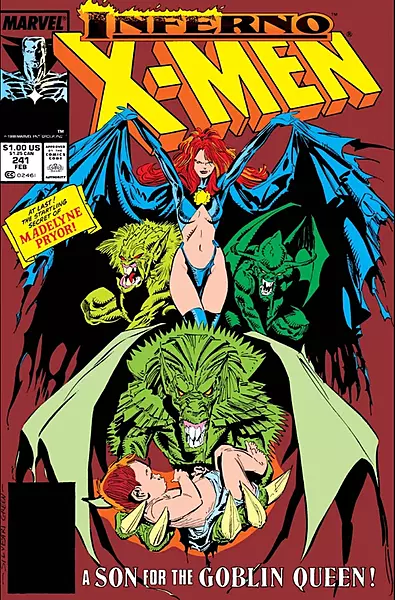 The Uncanny X-Men #241 Newsstand Variant (Marvel Comics February 1989)