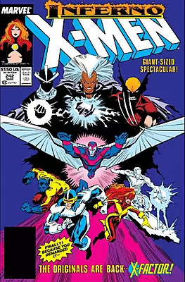 The Uncanny X-Men #242 Newsstand Variant (Marvel Comics March 1989)