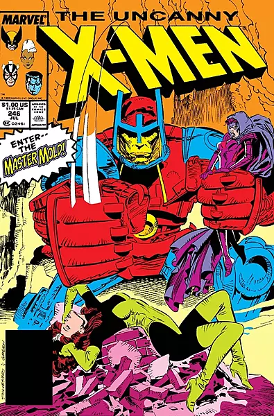 The Uncanny X-Men #246 Newsstand Variant (Marvel Comics July 1989)