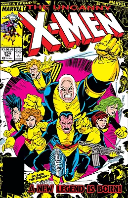 The Uncanny X-Men #254 (Marvel Comics Early December 1989)