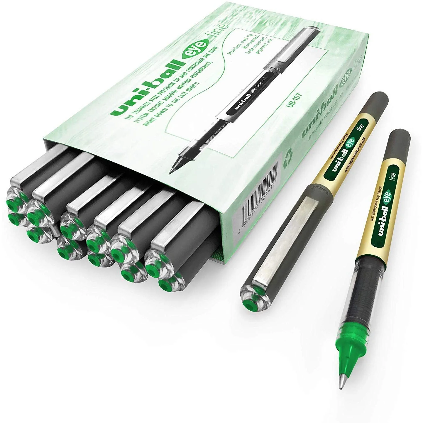 PEN UNIBALL UB-157 GREEN 0.7mm