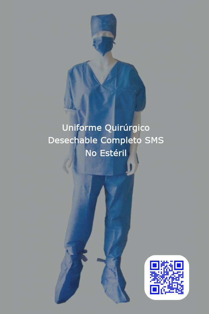 Uniforme Quirúrgico Desechable Tela SMS