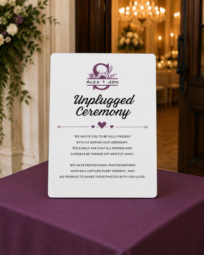 Knot Series Welcome Easel Signs