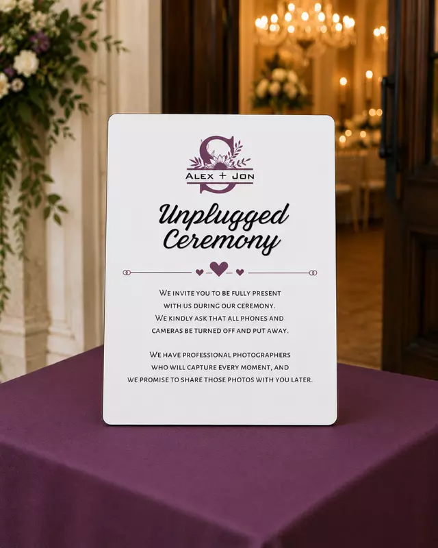 Knot Series Welcome Easel Signs