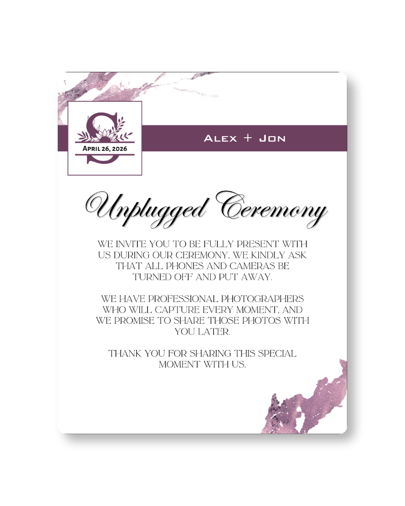 Knot Series Welcome Easel Signs