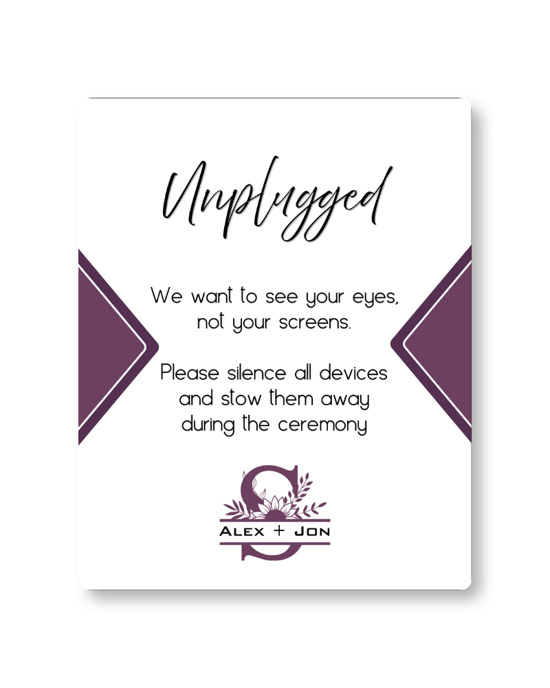 Knot Series Welcome Easel Signs
