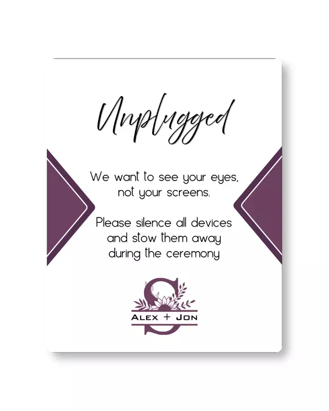 Knot Series Welcome Easel Signs