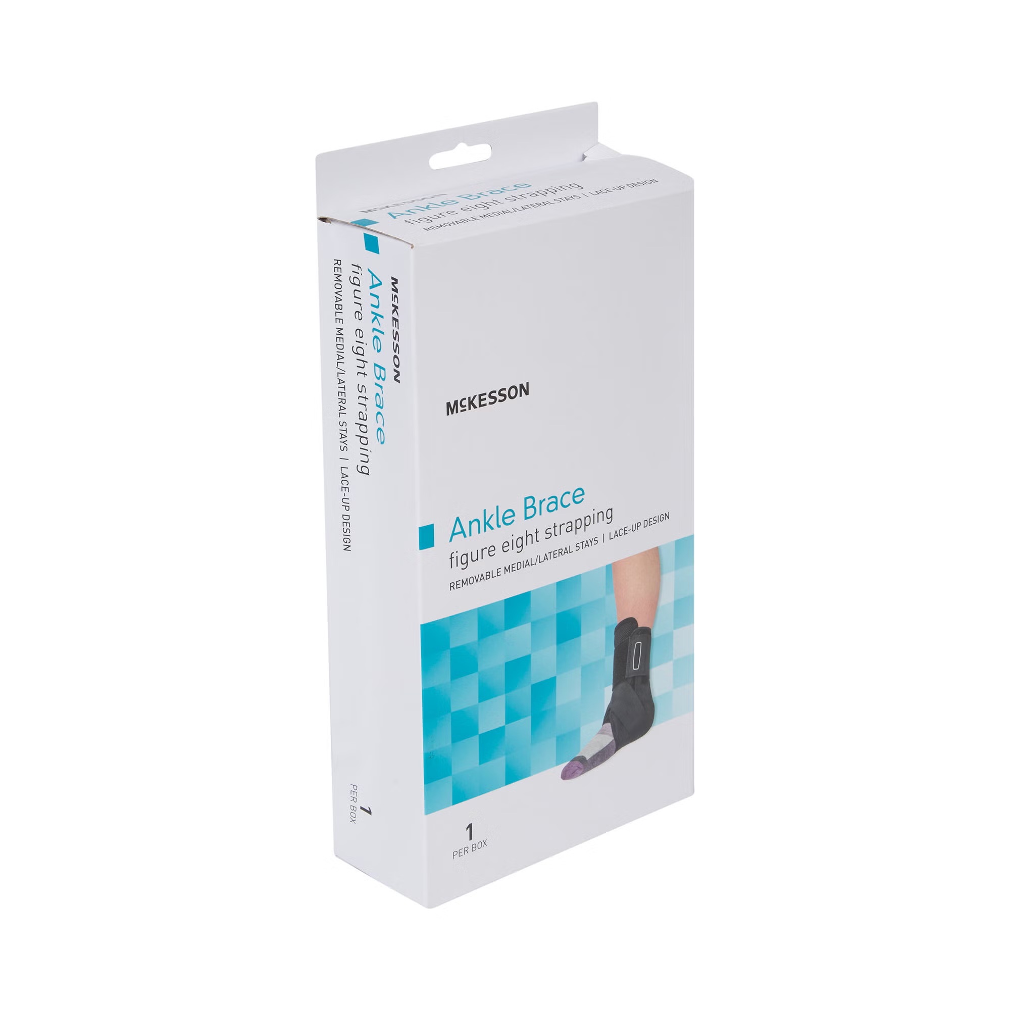 McKesson Lace-Up Ankle Support with Figure-8 Strap, Adult, Right or Left Foot (EA)