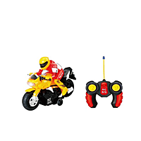 Remote Control RC Motorcycle Set - Red