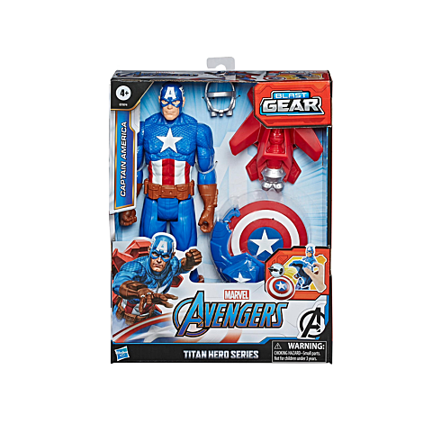 Marvel Avengers Captain America Titan Hero Series Blast Gear Set