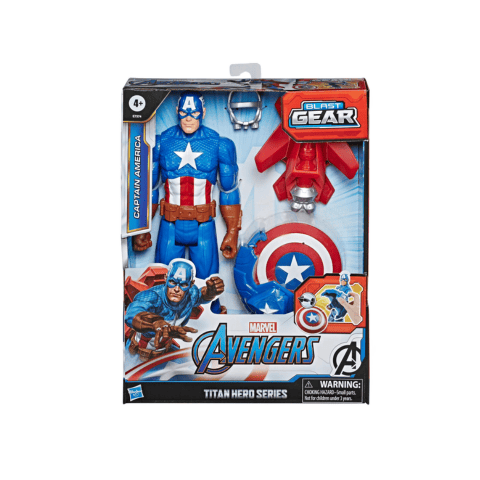 Marvel Avengers Captain America Titan Hero Series Blast Gear Set