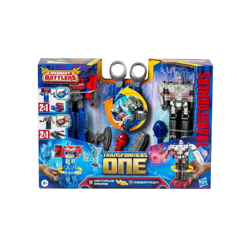 Transformers One Robot Battlers - Optimus Prime Vs. Megatron