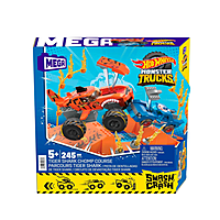 MEGA Hot Wheels Monster Trucks Smash & Crash Tiger Shark Chomp Course
