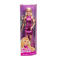 Barbie Fashionistas Doll in Metallic Pink Minidress With Heart Cut-Out #230