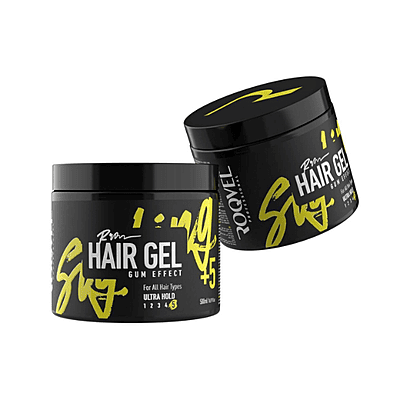 Roqvel Hair Gel Gum Effect with maximum hold 5 and high shine