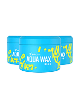 Roqvel Aqua Wax 02 Aqua Blue water-based wax for strong hold and shine