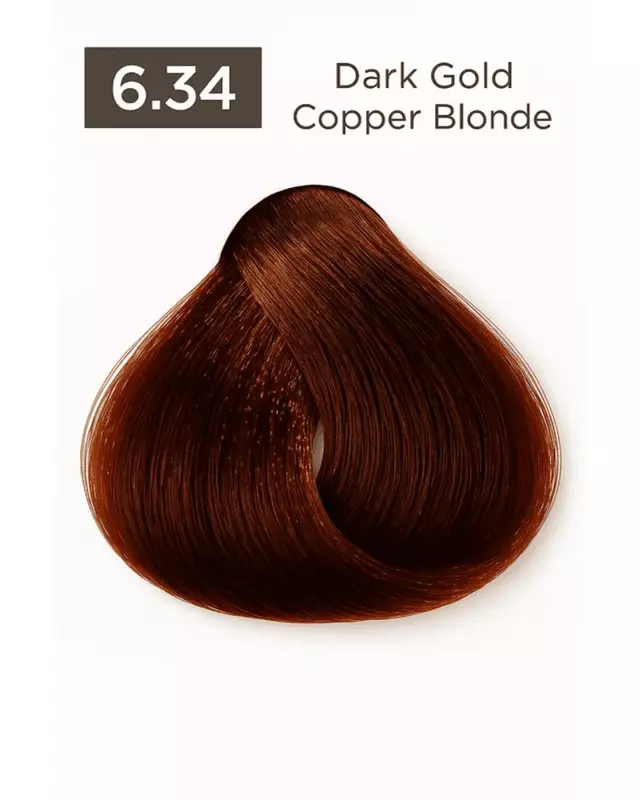 Gold Copper Easy Tech Versum for professional gold copper hair color and gray coverage