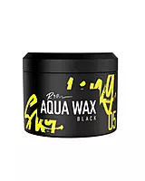 Roqvel Aqua Wax 05 Aqua Black hair wax with strong hold, shine, and masculine scent