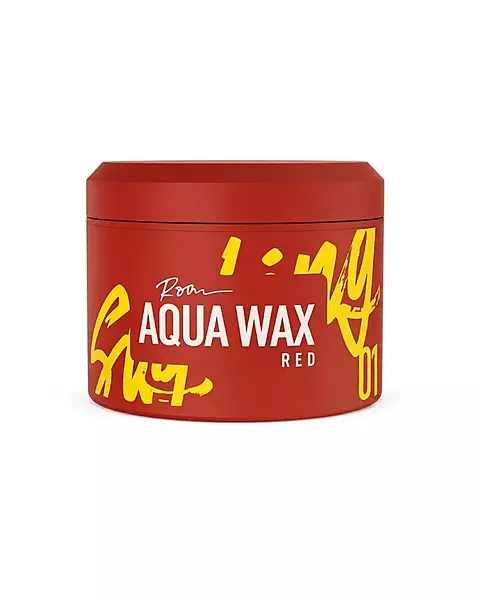 Roqvel Aqua Wax 01 Aqua Red water-based hair wax for strong hold and shine