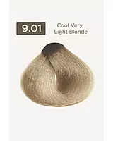 Natural cool ash hair dye shade swatch with neutral gray undertones – professional salon color