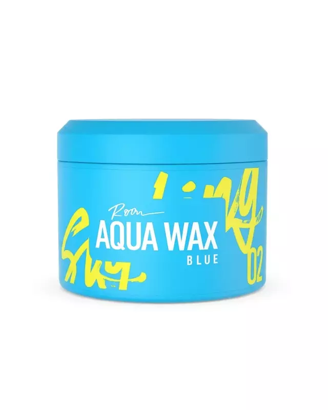 Roqvel Aqua Wax 02 Aqua Blue water-based wax for strong hold and shine