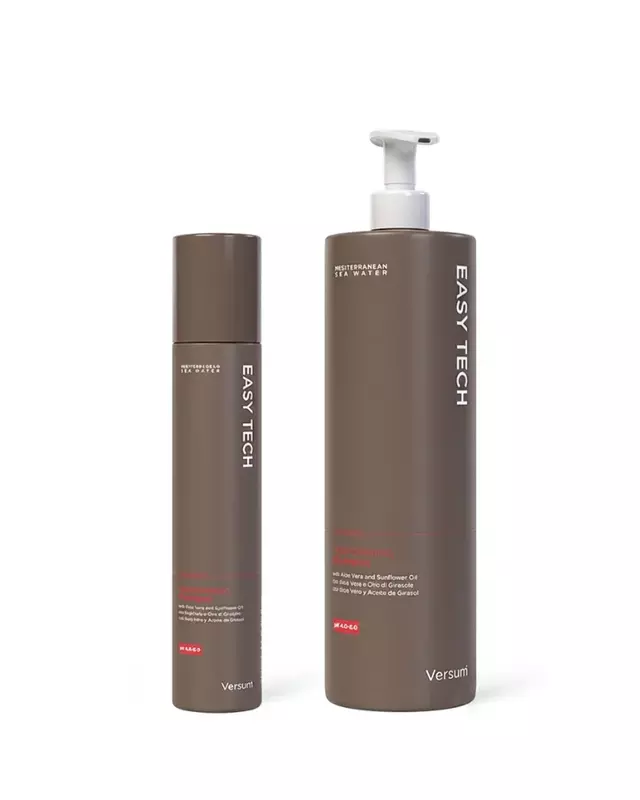 Performing Shampoo Versum with sunflower and aloe vera for daily cleansing