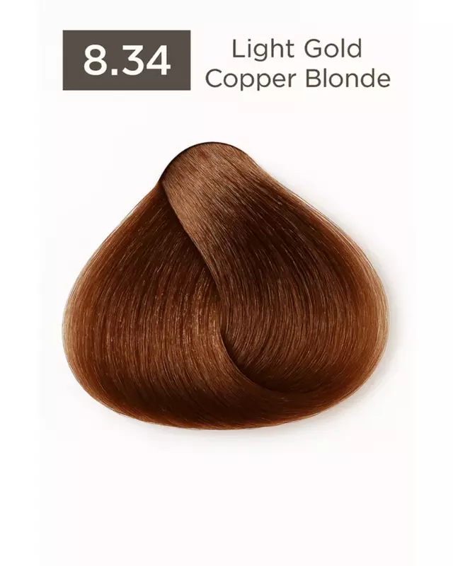 Gold Copper Easy Tech Versum for professional gold copper hair color and gray coverage