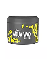 Roqvel Aqua Wax 06 Aqua Silver hair wax with strong hold, shine, and citrus scent