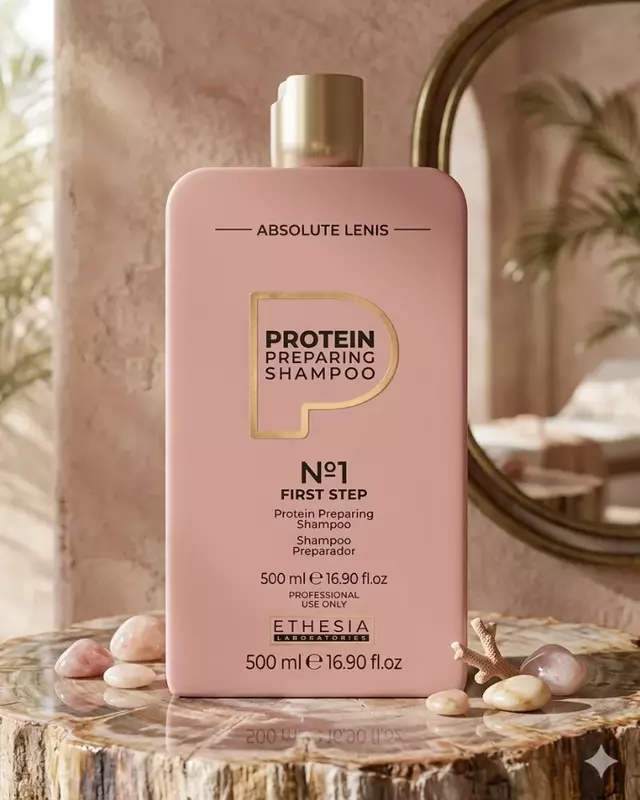 Esthesia Absolute Lenis Preparing Shampoo for pre-straightening cleansing