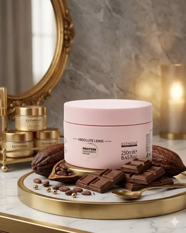 Esthesia Absolute Lenis Protein Mask for smooth, soft, frizz-controlled hai