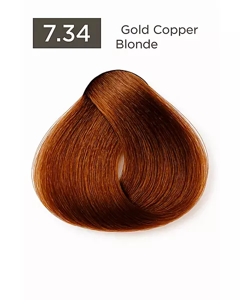 Gold Copper Easy Tech Versum for professional gold copper hair color and gray coverage