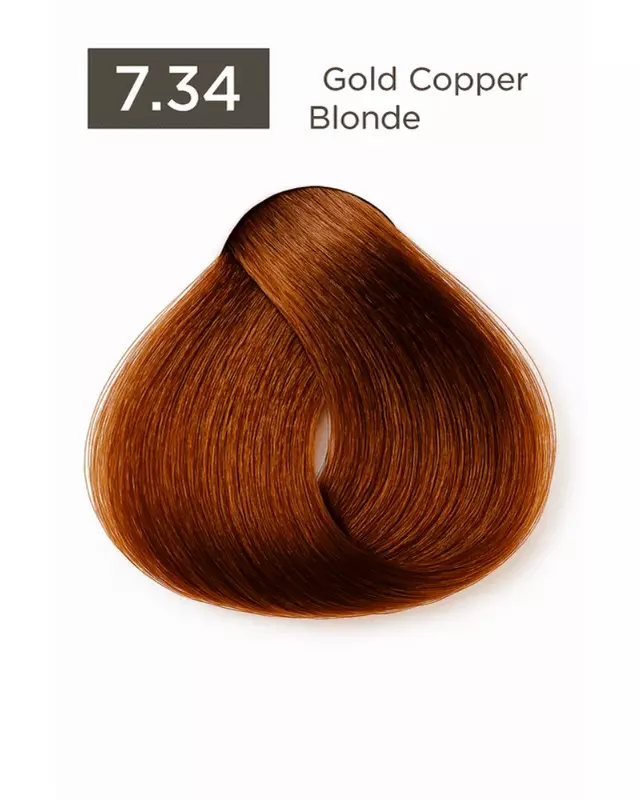 Gold Copper Easy Tech Versum for professional gold copper hair color and gray coverage