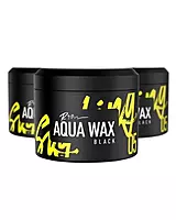 Roqvel Aqua Wax 05 Aqua Black hair wax with strong hold, shine, and masculine scent
