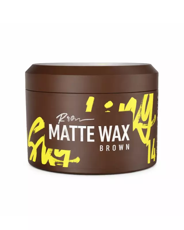 Roqvel Matte Wax Brown 14 with matte hold and fresh apple scent