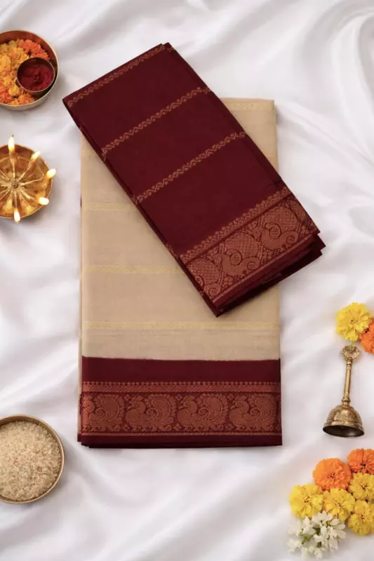 Veldhari white with maroon