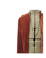 Orange Velvet Capelet