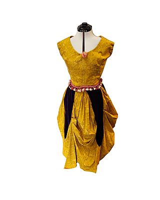 Yellow Batike Boho set