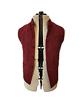Red Houndstooth Vest