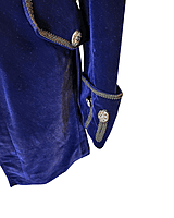 Blue Velvet Frock Coat