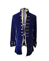 Blue Velvet Frock Coat