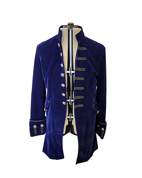 Blue Velvet Frock Coat