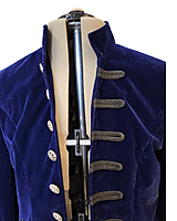 Blue Velvet Frock Coat